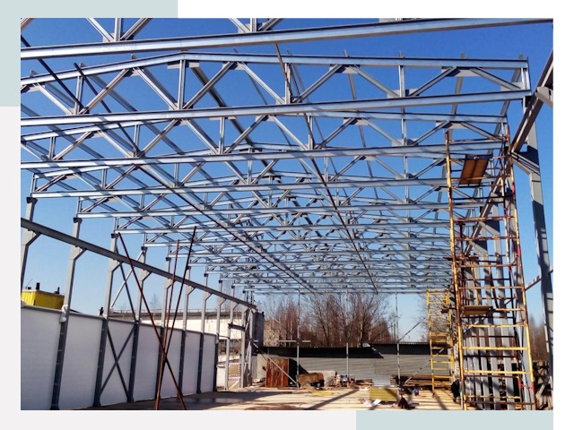 Строительство цехов в Сальск от 610 руб. под ключ