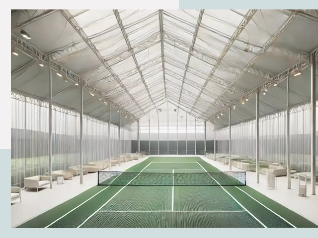 Строительство теннисных кортов в Сальске