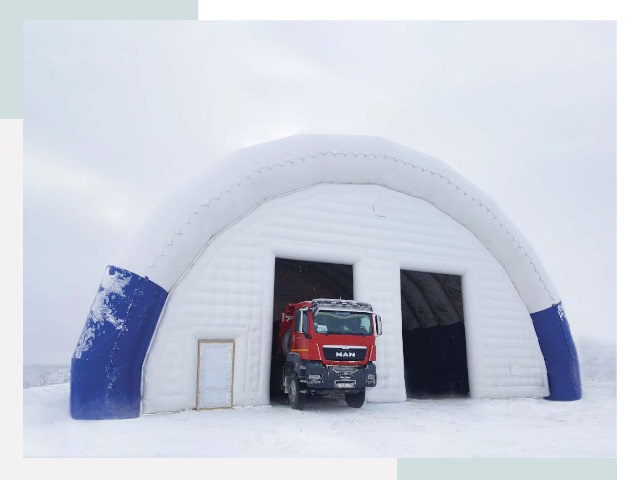 Мобильные ангары в Сальске