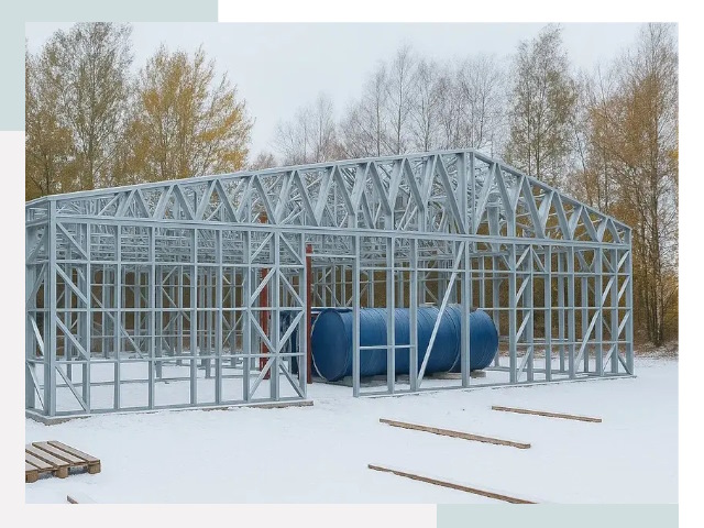 Металлические ангары в Сальске