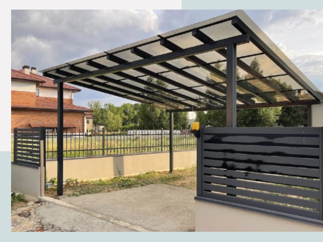 Металлические навесы в Сальск от 610 руб. за м²