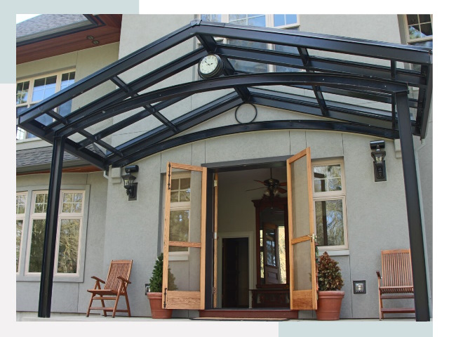 Козырьки металлические в Сальске