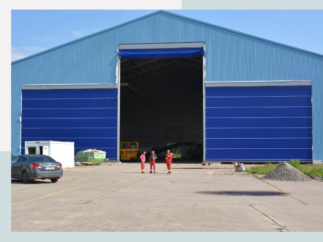 Ангарные ворота в Сальск от СтальСтрой-Слс по цене 610 руб.