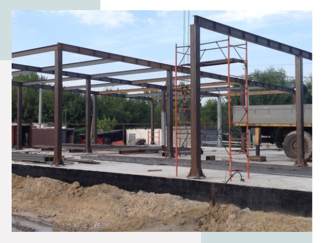 Фундамент для ангаров в Сальске